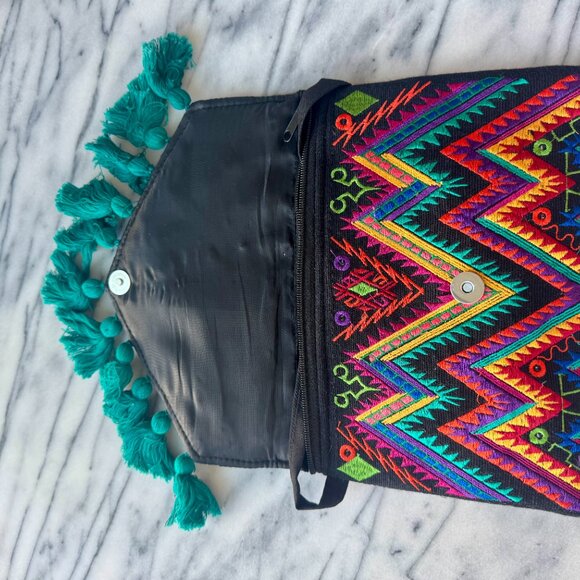 🇲🇽 - [Unmarked] : Embroidered Clutch Bag - Picture 3 of 5